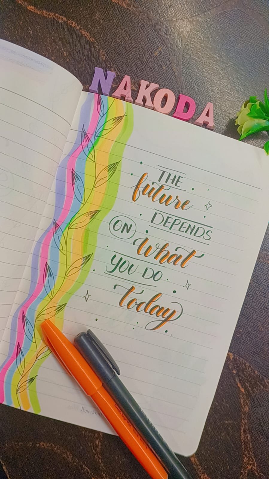 Brush Pen Writing